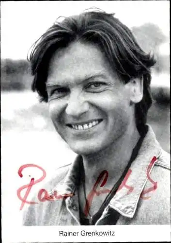 Ak Schauspieler Rainer Grenkowitz, Portrait, Autogramm