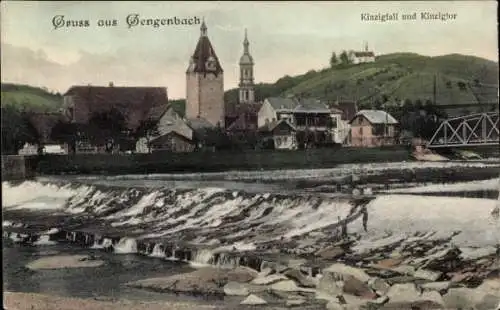 Ak Gengenbach im Schwarzwald, Kinzigfall, Kinzigtor