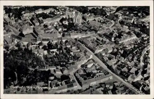 Ak Ohrdruf in Thüringen, Fliegeraufnahme