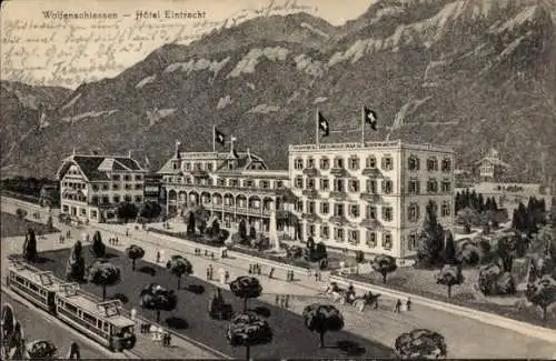 Ak Wolfenschiessen Halbkanton Nidwalden, Hotel Eintracht