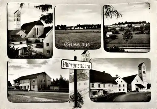 Ak Althegnenberg in Oberbayern, Teilansichten