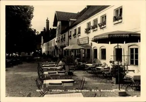 Ak Schäftlarn Oberbayern, Klosterbräustüberl