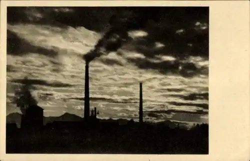 Ak Penzberg in Oberbayern, Bergwerk