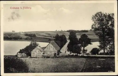 Ak Erddamm Feldberger Seenlandschaft, Panorama