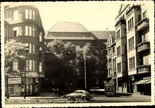 Ak Berlin Neukölln, Albert Schweitzer Schule