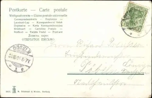 Ak Deutsche Kriegsschiffe, Geschwader in See, Sturm, Kaiserliche Marine