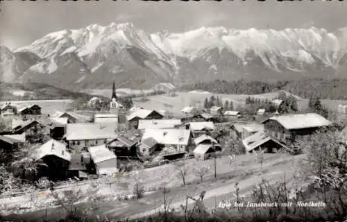 Ak Igls Innsbruck in Tirol, Nordkette, Winter