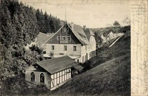 Ak Clausthal Zellerfeld im Oberharz, Kurhaus Untermühle