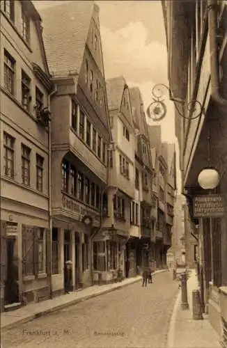 Ak Frankfurt am Main, Bendergasse, Gasthaus