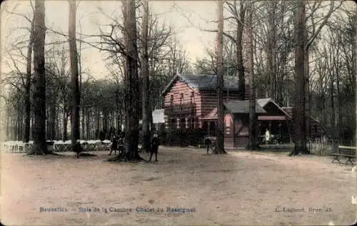 Ak Brüssel, Bois de la Cambre Chalet du Rossignol