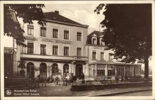 Ak Mondorf les Bains Luxemburg, Grand Hotel Schleck, Terrasse