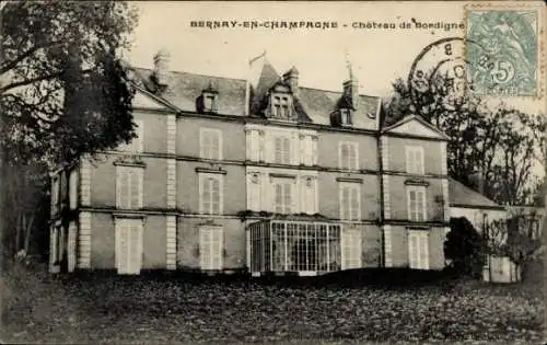 Ak Bernay en Champagne Sarthe, Chateau de Bordigne