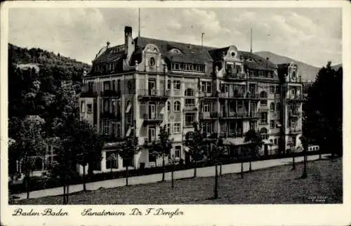 Ak Baden Baden am Schwarzwald, Sanatorium Dr. F. Dengler