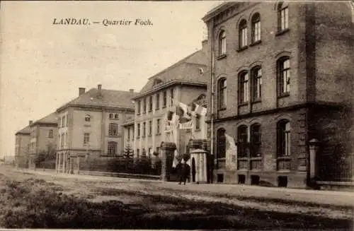 Ak Landau in der Pfalz, Quartier Foch