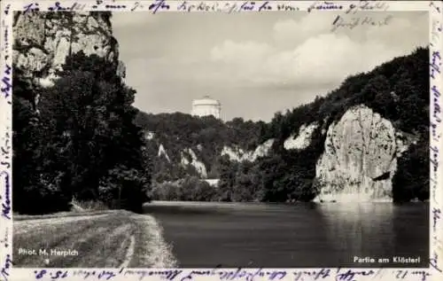 Ak Klösterl Kelheim an der Donau Niederbayern, Teilansicht