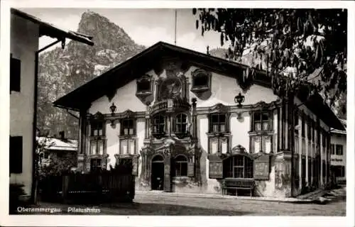 Ak Oberammergau in Oberbayern, Pilatushaus