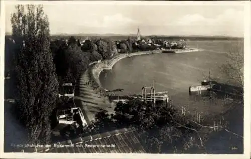 Ak Friedrichshafen Bodensee, Seepromenade, Hafen