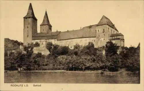 Ak Rochlitz an der Mulde, Schloss