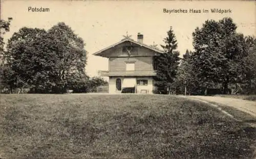 Ak Potsdam, bayrisches Haus im Wildpark