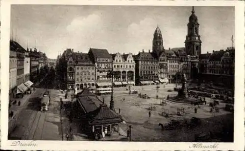 Ak Dresden Altstadt, Altmarkt, Kirche