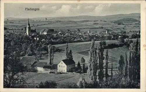 Ak Fladungen in Unterfranken, Panorama, Gasthof zum Löwen