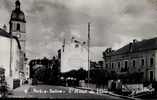 Ak Port-sur-Saône Haute Saône, Rathaus