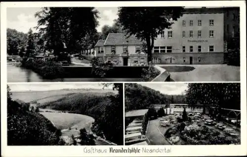 Ak Mettmann am Niederrhein, Ansichten vom Gasthaus Neanderhöhle