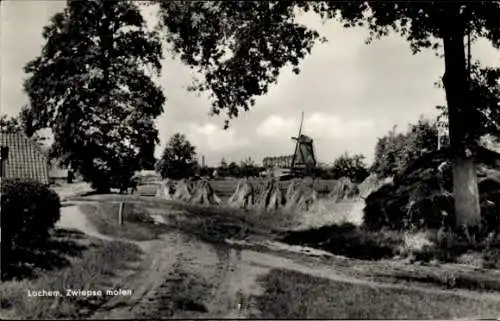 Ak Lochem Gelderland, Mühle Zwiepse