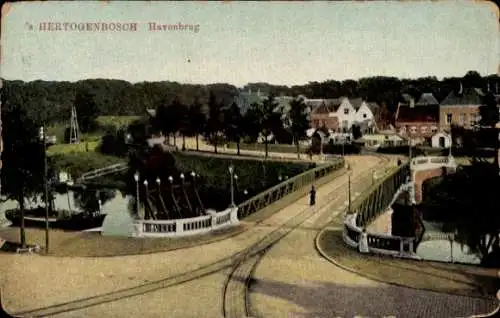 Ak's Hertogenbosch Nordbrabant Niederlande, Harbour Bridge