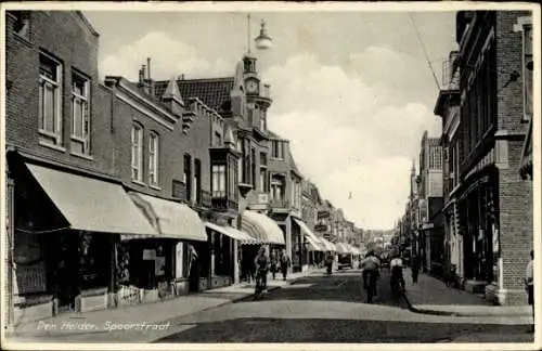 Ak Den Helder Nordholland Niederlande, Spoorstraat