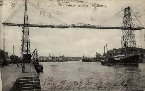 Ak Nantes Loire Atlantique, Le Pont a Transbordeur