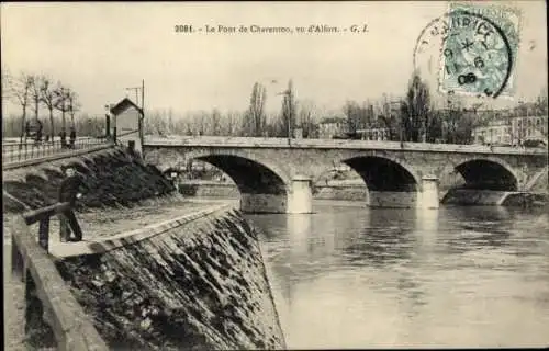 Ak Charenton le Pont Val de Marne, Brücke