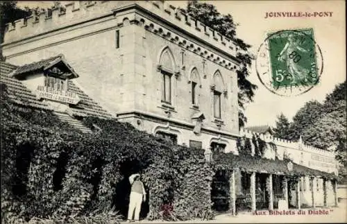 Ak Joinville le Pont Val de Marne, Aux Bibelots du Diable