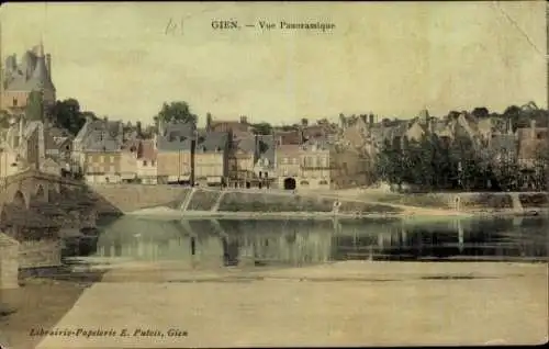 Ak Gien Loiret, Vue panoramique