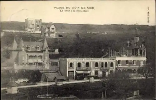 Ak Bois de Cise Ault Somme, Plage, La cote des mouettes