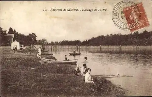Ak Semur en Auxois Côte-d’Or, Barrage de Pont