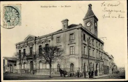 Ak Noisy-le-Sec Seine Saint Denis, Das Rathaus