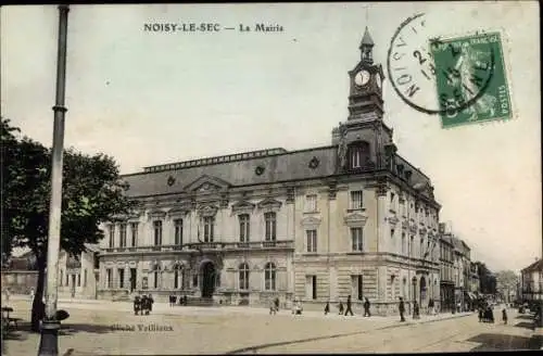 Ak Noisy-le-Sec Seine Saint Denis, Das Rathaus