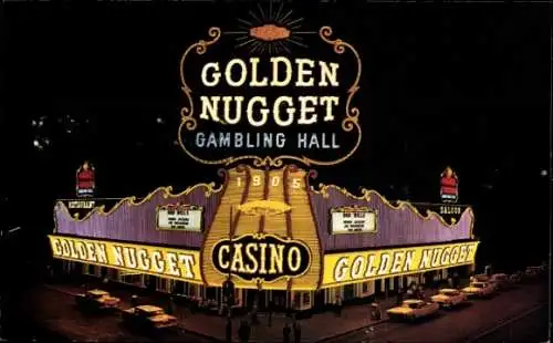 Ak Las Vegas Nevada USA, Golden Nugget Spielhalle