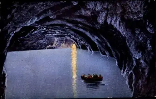 Ak Capri Neapel Campania, Grotta Azzurra