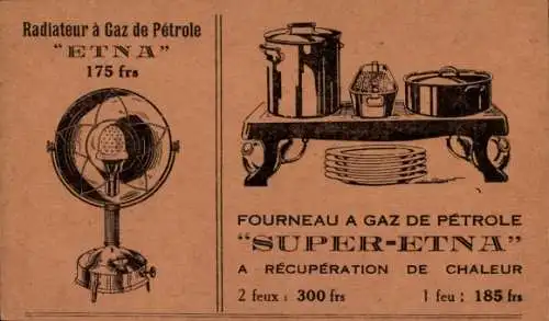 Ak Petroleumgas-Radiator Etna, Petroleumgas-Ofen Super-Etna