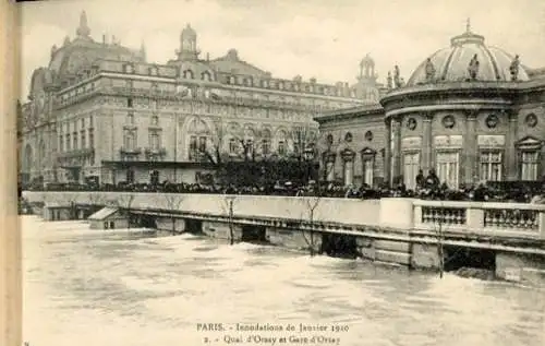 kleines Album mit 20 Bilder Inondations De Paris Janvier 1910