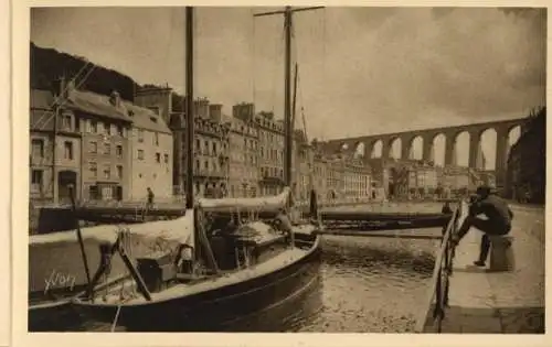 Kleines Album Bretagne Morlaix, 12 Bilder. Abgebildet Deckbaltt und 4 Bilder