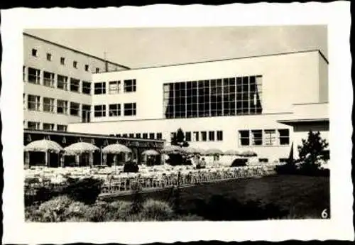 Set von 6 Fotos im Umschlag Bundeshauptstadt Bonn Bundeshaus 