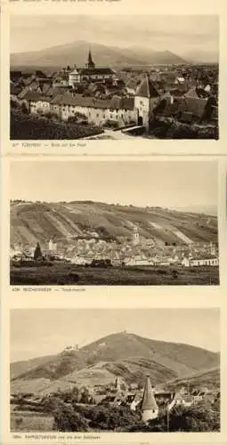 kleines Album Elsass Stadt-Ansichten, 20 AK