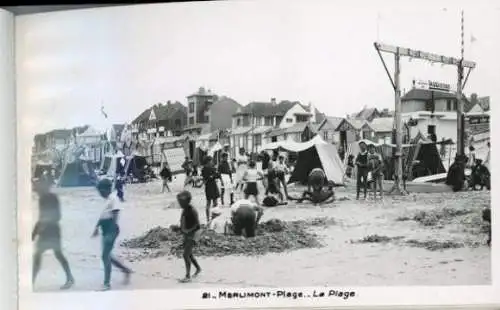 kleines Album 10 AK von Merlimont Plage