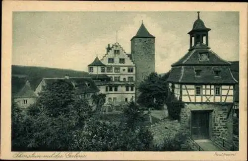 Set von 13 AK "Eine Reise durch Seelchens Reich" Paul Hommel,Gerabronn Baden Württemberg, Schloss Mo