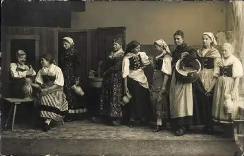 Set von  5 Ak Atelier Gudrun, Kelkheim 