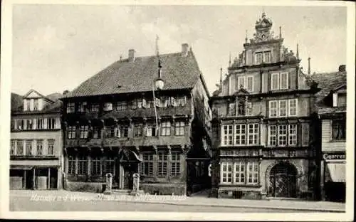Set von 11 AK Hameln a. d. Weser Rattenfängerhaus usw.