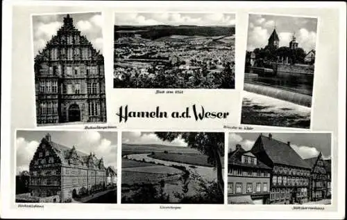 Set von 11 AK Hameln a. d. Weser Rattenfängerhaus usw.